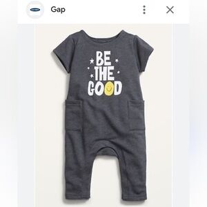 $10 2/15 
Old Navy Cotton Baby Unisex Jumpsuit Size 18-24 M NWOT BE THE GOOD k3